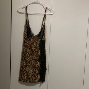 Leopard print lingerie